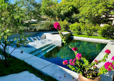 pool in front yard